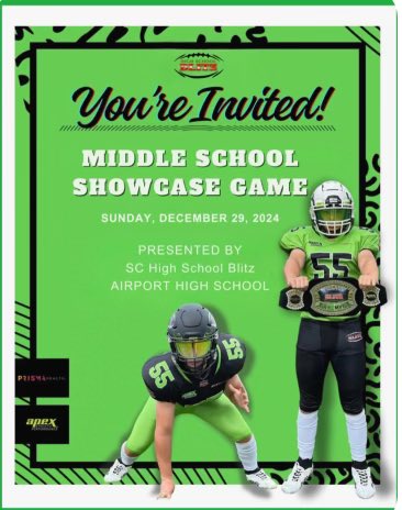 Seldon Peden, II (@seldonpeden1) on Twitter photo Excited for the selection and opportunity to compete in the <a href="/HighSchoolBlitz/">High School Blitz</a> Middle School Showcase.
<a href="/ccesfootball/">Christ Church Football</a> <a href="/HatfieldQuin/">Quin Hatfield</a> <a href="/amanirichburg88/">Coach Cap</a> <a href="/Coach1Wallace/">Ricky Wallace</a> Excited for the selection and opportunity to compete in the <a href="/HighSchoolBlitz/">High School Blitz</a> Middle School Showcase.
<a href="/ccesfootball/">Christ Church Football</a> <a href="/HatfieldQuin/">Quin Hatfield</a> <a href="/amanirichburg88/">Coach Cap</a> <a href="/Coach1Wallace/">Ricky Wallace</a>