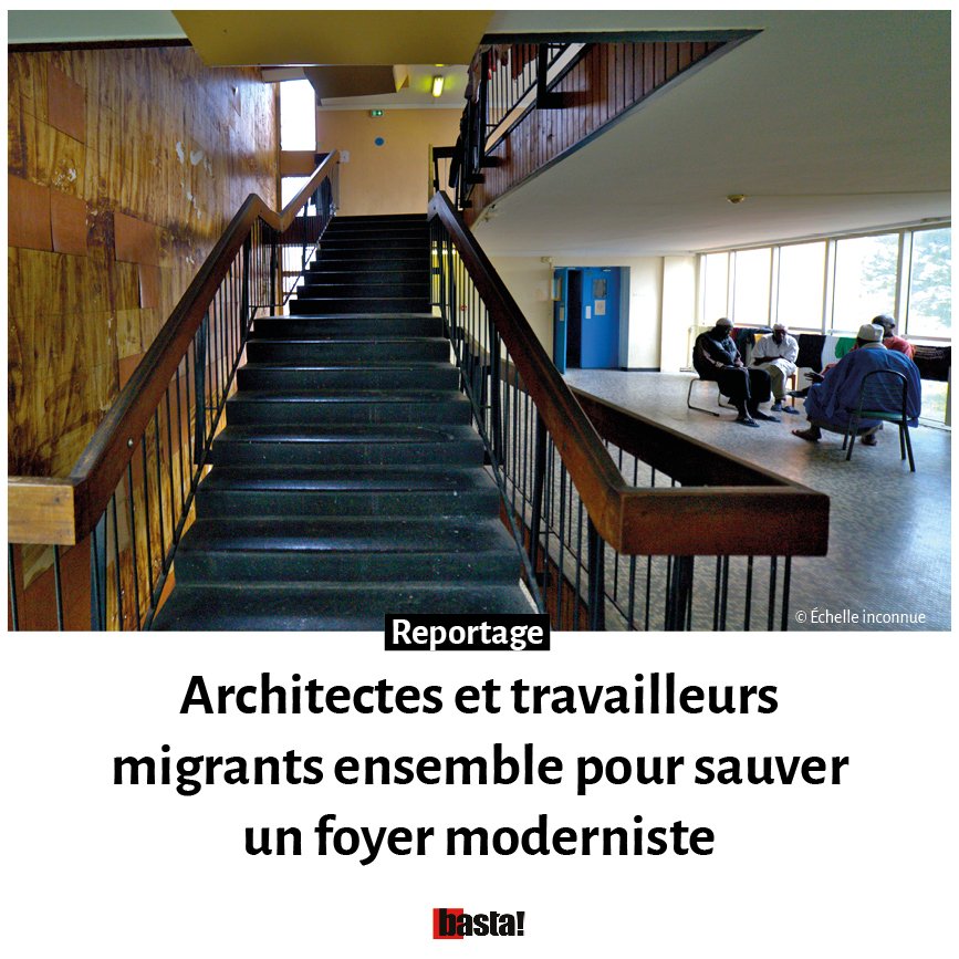 Basta! (@bastamedia_) on Twitter photo Construit en 1969, le foyer de travailleurs migrants Moïse à Rouen a été pensé pour la vie collective. Face à un projet de reconstruction sans espaces communs, ses habitants se mobilisent avec le collectif <a href="/EchelleInconnue/">Echelle Inconnue</a>
Reportage par <a href="/GuenoleCarre/">Guénolé Carré</a> basta.media/9857 Construit en 1969, le foyer de travailleurs migrants Moïse à Rouen a été pensé pour la vie collective. Face à un projet de reconstruction sans espaces communs, ses habitants se mobilisent avec le collectif <a href="/EchelleInconnue/">Echelle Inconnue</a>
Reportage par <a href="/GuenoleCarre/">Guénolé Carré</a> basta.media/9857