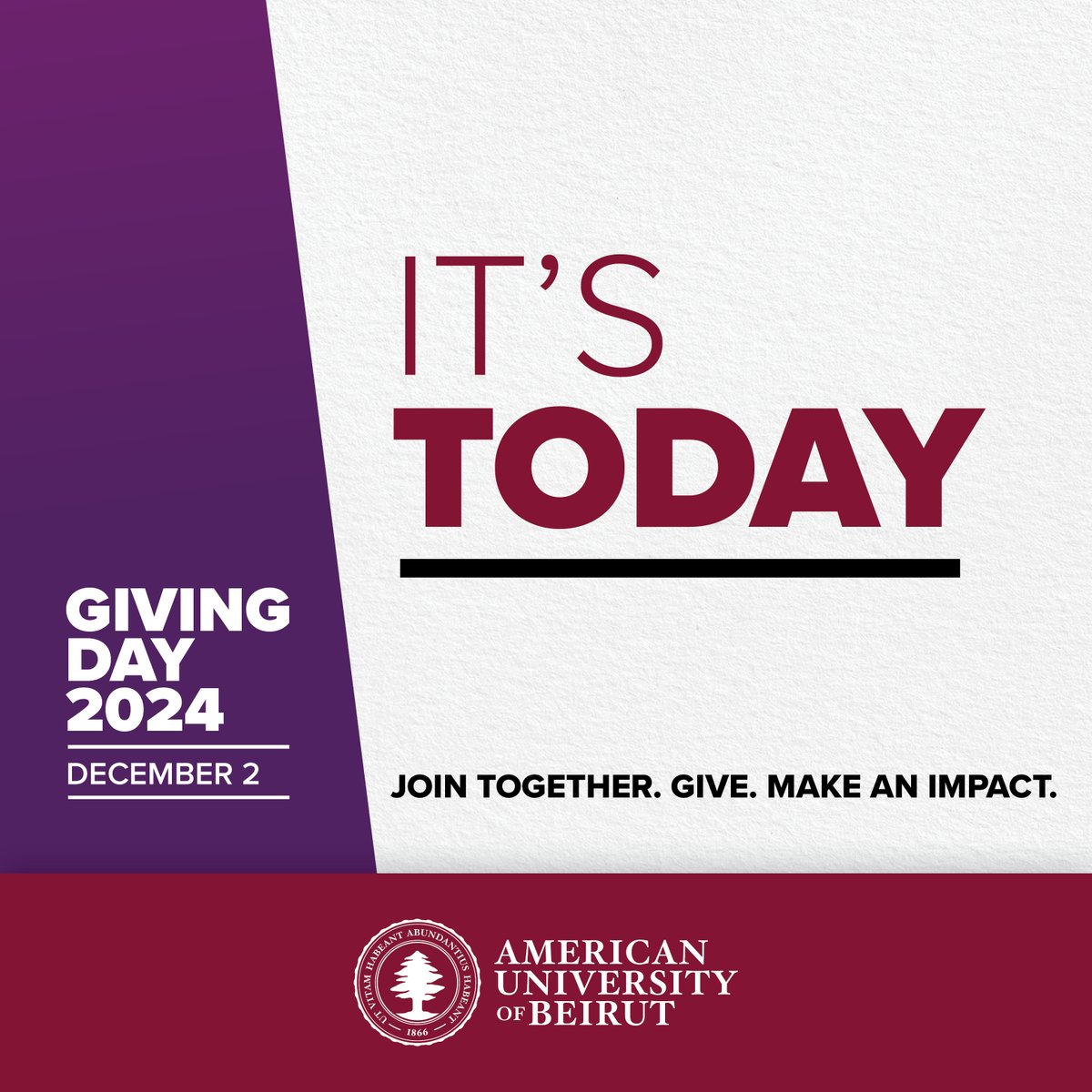 fas_aub's tweet photo. AUB Giving Day is today!
It's a great chance for the AUB family to come together as one, especially during these troubling times for Lebanon. Let’s do it!
https://t.co/eRT5AcyZtN @AUB_Lebanon
#give #impact #make #givefas #gofas #fas #AUB #AUBGivingDay #GivingDay2024 https://t.co/4HLLqEaKdy