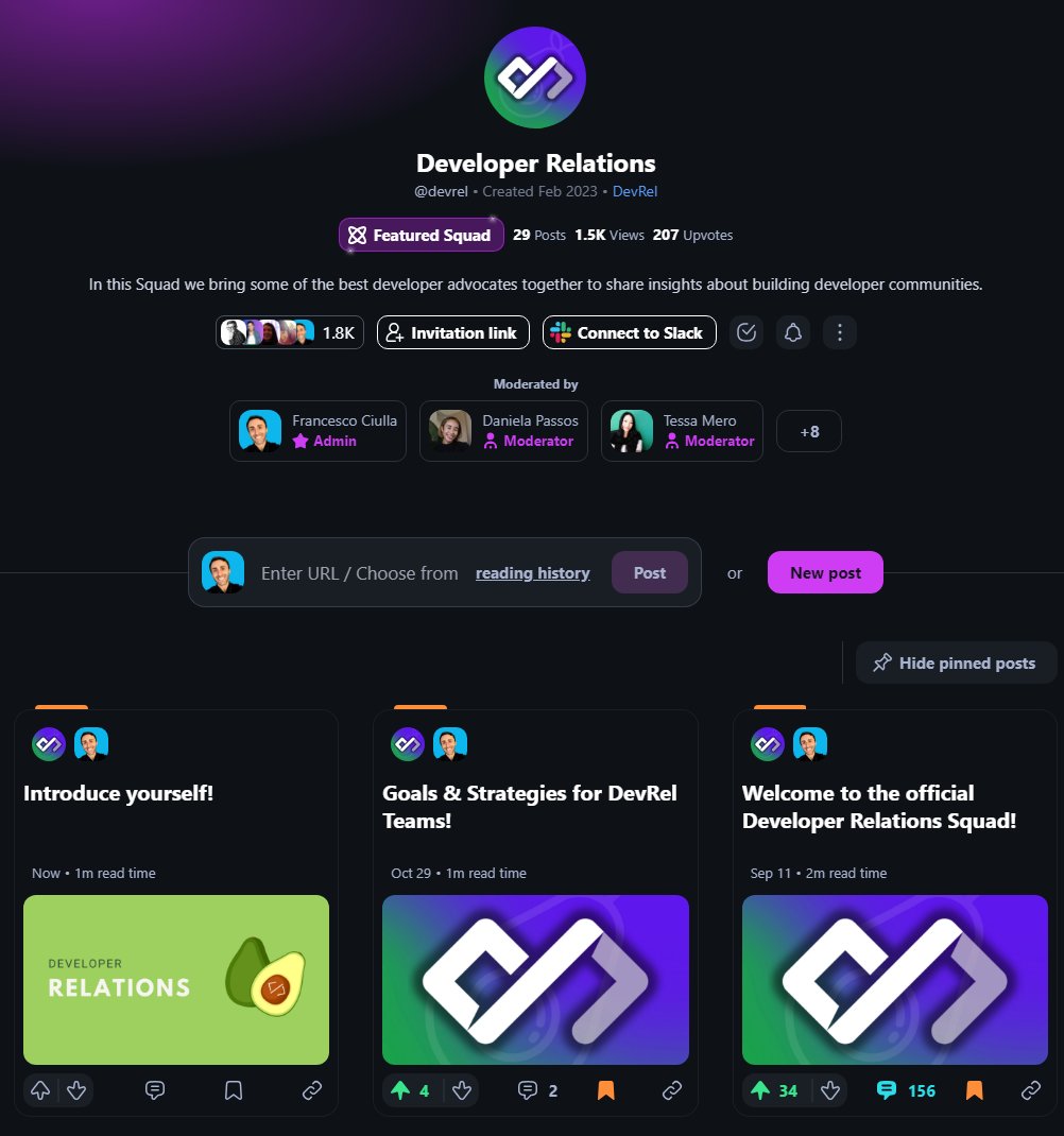 FrancescoCiull4's tweet image. Are you interested in Developer Relations?

Join the @dailydotdev squad. 

Comment below to get invited.