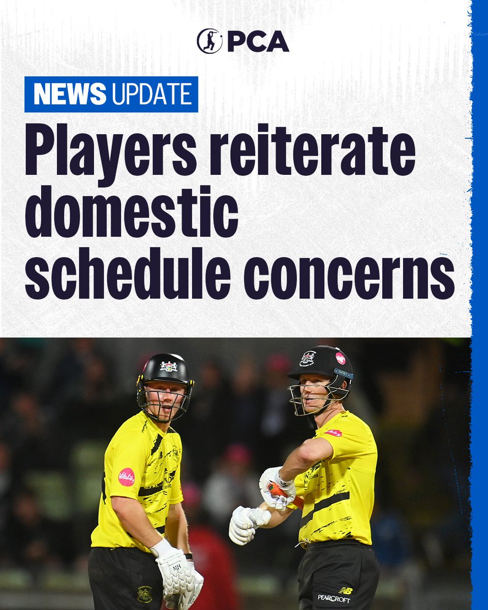 The PCA has released a statement in response to the 2025 domestic schedule.

Whilst there has been small progress, more needs to be done to improve matters for 2026.

Full statement 👉 bit.ly/HarrisFixtures…