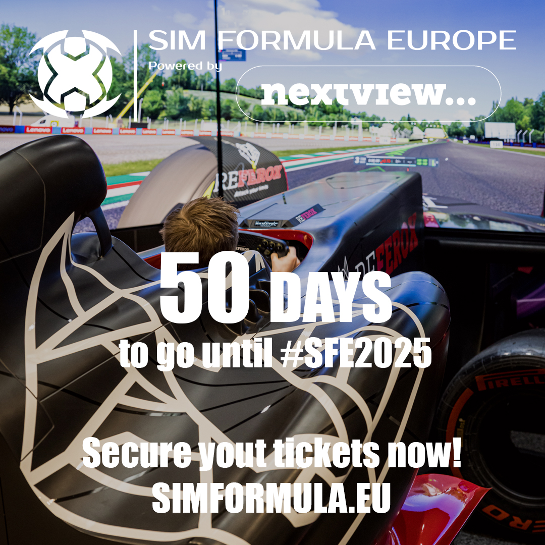 simformula's tweet photo. π· The countdown is onβjust 50 days to go! π·
Get ready for the ultimate #SimRacing experience at #SFE2025!
π· Sim Racing Competition
π· Esports Seminar
π· Sim Expo
Secure your tickets NOW
https://t.co/qMwJLcExHD
#SFE2025 #LiveatNextview #Nextviewconsulting #thelastgarage https://t.co/WUFmIPKUET