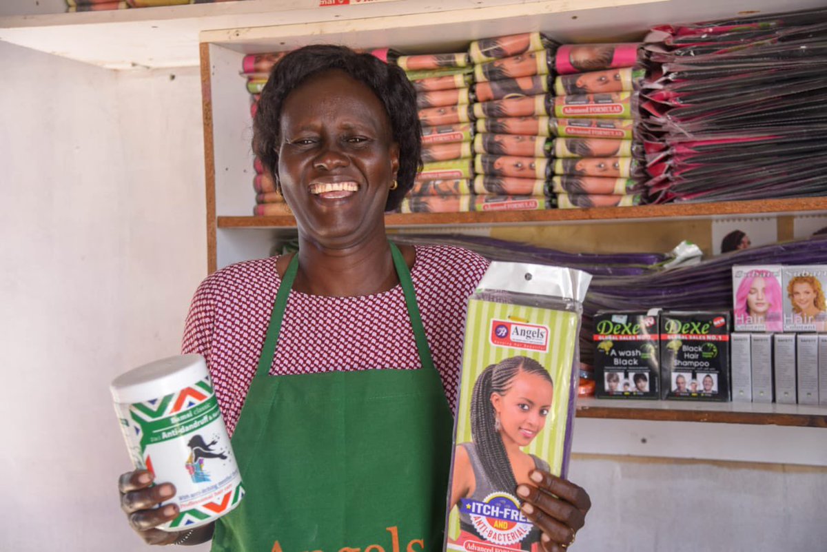 BlecCbo's tweet image. #Meet #Everlyne , a mother of 6 and owner of a thriving salon &amp;amp; barbershop in Lodwar.With #BLEC/SNN’s financial training &amp;amp; revolving funds, she now earns KES 30k+ monthly, employs 6 people &amp;amp; dreams of expanding.

#WomenEmpowerment #BLECSuccessStories