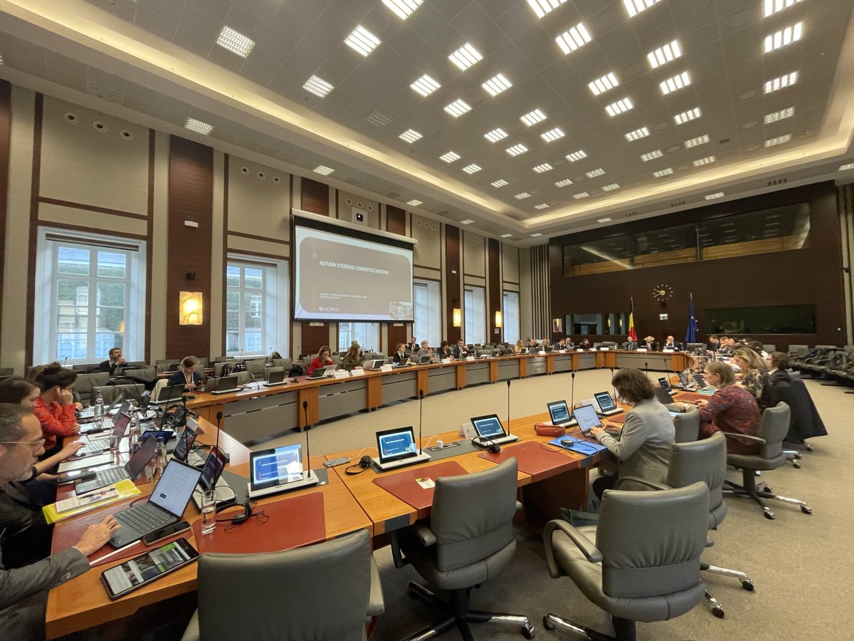 The MOPAN Autumn Steering Committee is underway! 🎉 

Today brings important discussions in Brussels that will continue to promote multilateral effectiveness. 🌐 

Thanks to the leadership of MOPAN’s Chair Carine Petit, <a href="/MfaBelgium/">MFA Belgium</a> and Suzanne Steensen.