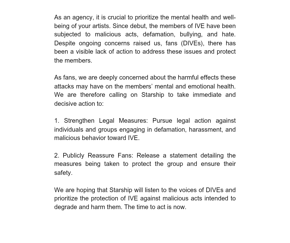 anyudngz's tweet photo. IVE members is once again the target of bullying, defamation, and hate in different social media's especially Jang Wonyoung & An Yujin. We are demanding and urging Starship to do an immediate action to protect your artists.
STARSHIP PROTECT IVE
#StarshipProtectIVE
@STARSHIPent https://t.co/XeYeu47RnS