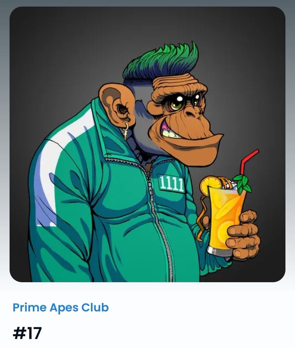 joke_vortex's tweet photo. Prime Apes Drop Alert! 🚨
Blever recently launched Prime Apes, a 10K NFT collection packed with bold, rebellious energy. 🎨🔥

No roadmap. Just vibes. Mint yours today for only some tokens of $APE. 🐵

#PrimeApes #NFTCulture https://t.co/R5nDFzhkOQ