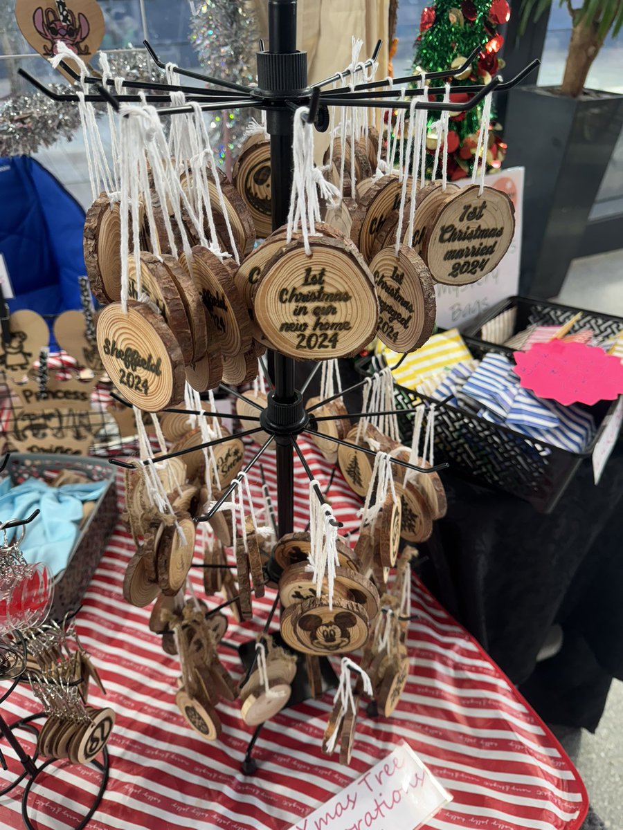 Princessgifts13's tweet photo. We are at the @TheMoorMarket  every Monday-Thursday up until Christmas. Come see our unique gifts we personalise also,you can also find us on Facebook and you can message if you like 😃 #uniquegifts #persolnalised #sheffield #christmas #market #stall https://t.co/L7RqPUJnHl