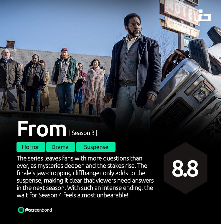 screenbondhq_'s tweet photo. @downbadcomment Who’s watching “From”? If you’re not, you’re seriously missing out! 🫢🍿

Download “From” and other amazing TV series on our Telegram channel: https://t.co/WHJnb59e5J https://t.co/5yTxwIcx4X
