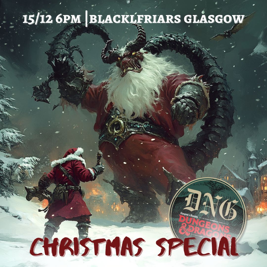 This is going to be an insane night in the lead up to this year's festive festivities - Definitely Not Goblins | <a href="/TomStadeComic/">Commander Stade</a> | D&amp;D | Sack of Prizes | And all for the amazing <a href="/GCH_Charity/">Glasgow Children's Hospital Charity</a>! 15th December 6pm at Blackfriars Glasgow...

TICKETS GOING FAST: seetickets.com/tour/definitel…