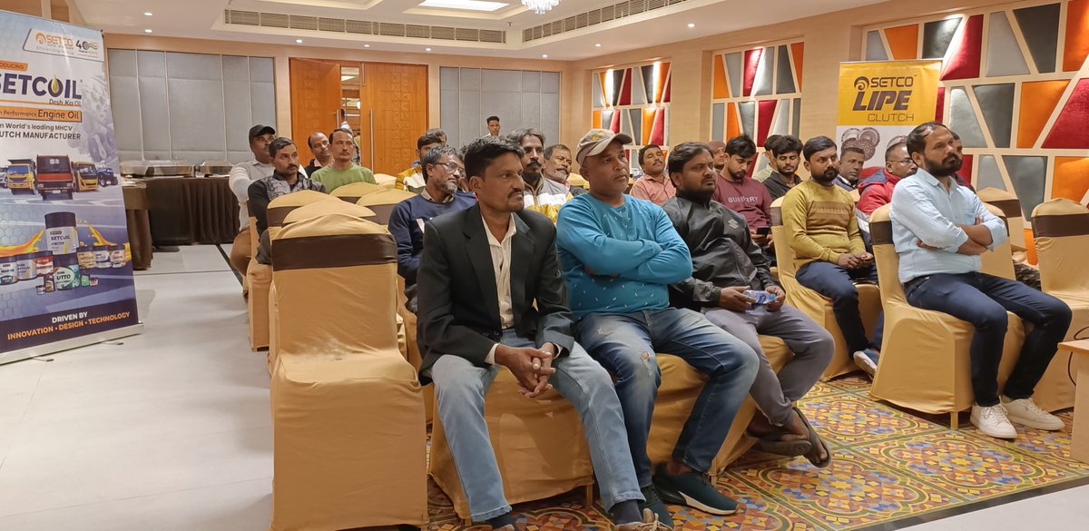 SetcoAutomotive's tweet photo. Our Mechanic Meet in Siliguri! Mechanics got a firsthand look at our Top-notch clutches and Allied products, along with expert insights into what makes them the best in the market.
#SetcoAutoSystems #Clutchleaders #Leadersintruckparts #Setcoil #Mechanicmeet https://t.co/iccJsQuK6V