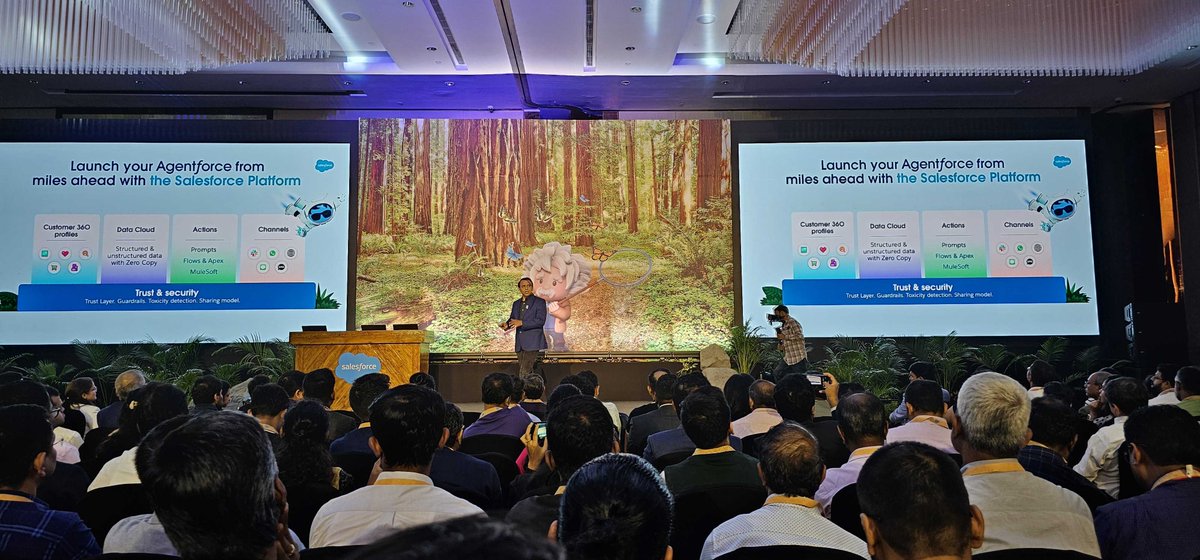 ceptessoftware's tweet image. Exciting Learning Experience at Salesforce Innovation Day, Bengaluru 2024!

It’s an incredible opportunity to hear from industry thought leaders, explore groundbreaking innovations and witness how AI is amplifying human potential.

#SalesforceInnovationDay #Agentforce #AI