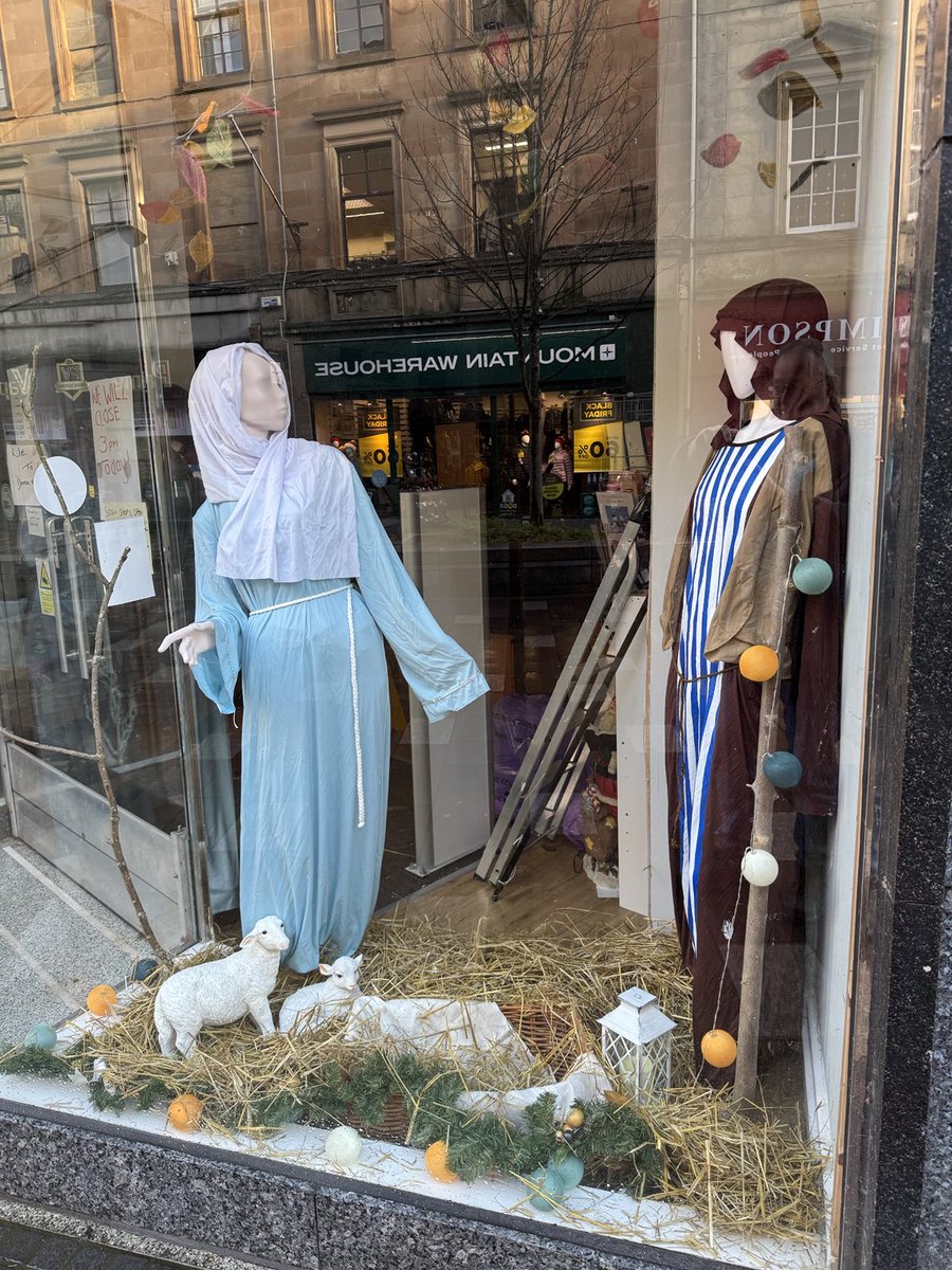 “Is this it ? Next time, i’ll book the sodding accommodation” 

“Look on the bright side , at least there’s a mini baa !”