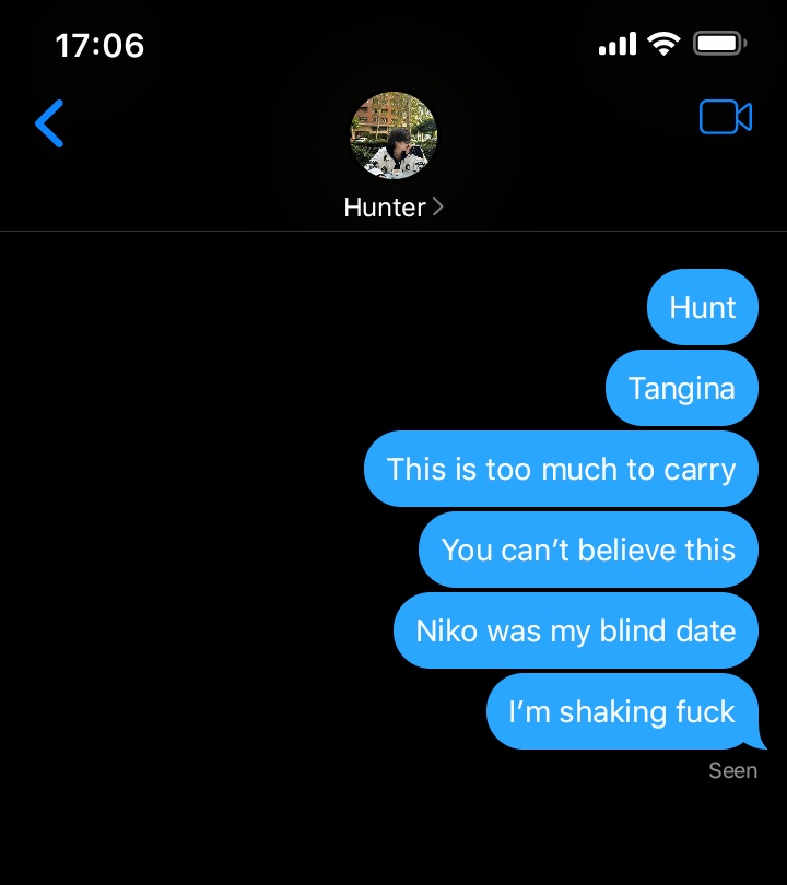 forsoulliesnk's tweet image. that one night 
a #sunki short au

ash (ksn) and niko (nrk) parted ways without a proper breakup. two years down the line, ash is punished by being sent on a blind date—only to find out his date is niko.