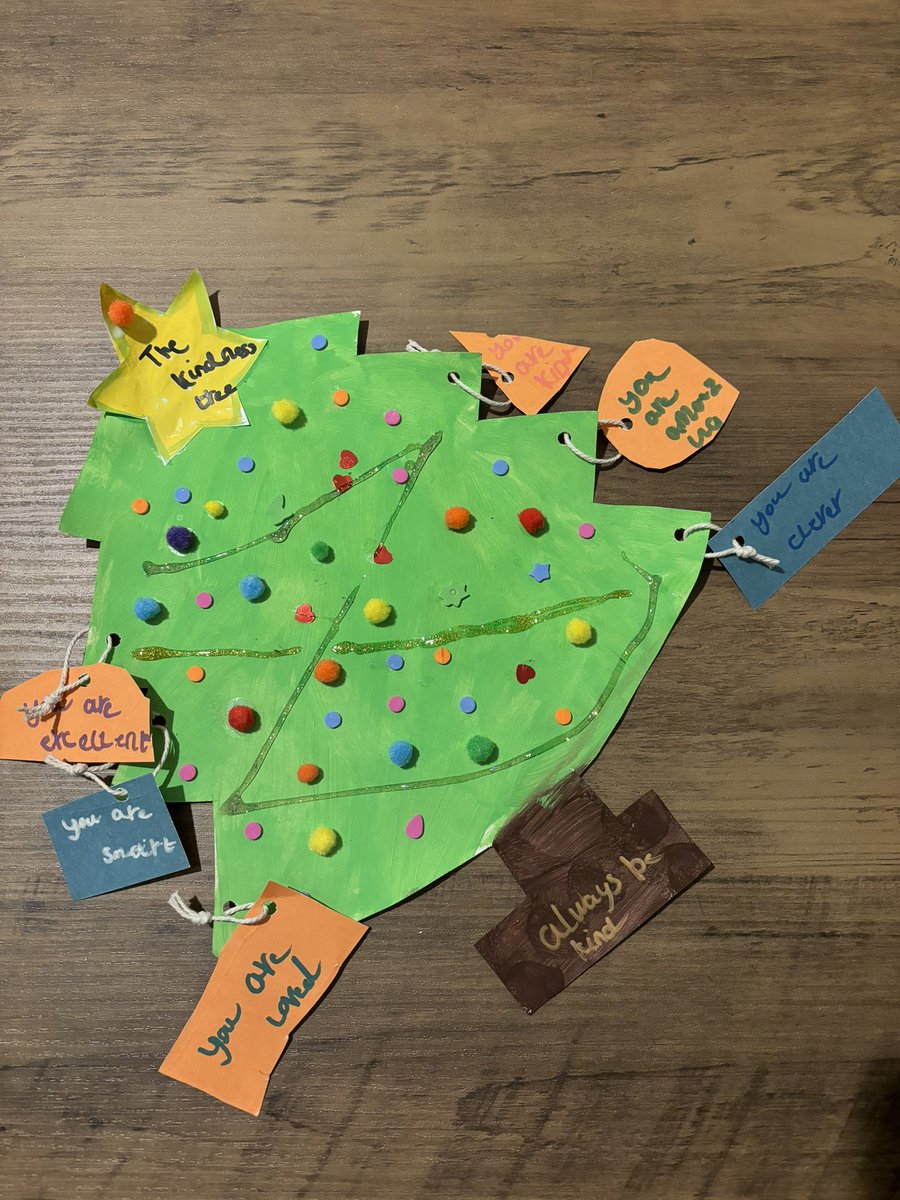 Lana’s kindness tree, inspired by <a href="/DunelmCareers/">Dunelm Careers</a> Delivering Joy tag tree 🎄 

- you are excellent 
- you are kind 
- you are smart 
- you are amazing 
- you are loved 
- you are clever 

Always be kind 🥺🩷
