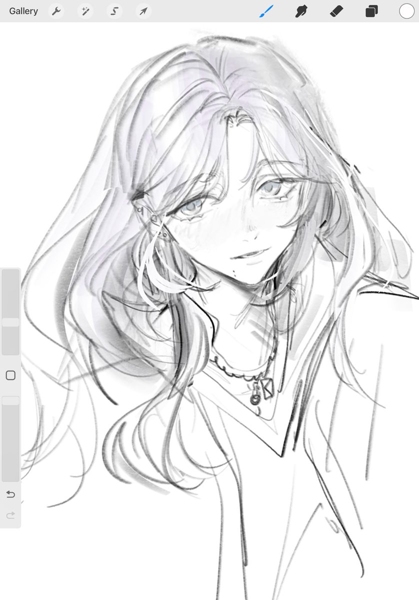 Hehe I drew @kaninn because she looks lovely today. 
#rkgk 