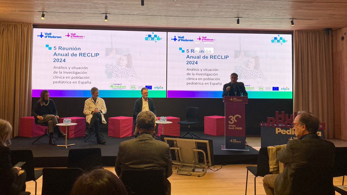 VHIR_'s tweet photo. Avui acollim la 5a Reunió Anual de #RECLIP: Anàlisi la situació de la recerca clínica a la població pediàtrica a Espanya' on els experts faran un abordatge des de la perspectiva dels investigadors, la indústria i els pacients, així com el paper de la innovació, entre altres temes https://t.co/FVsLQIlZg5