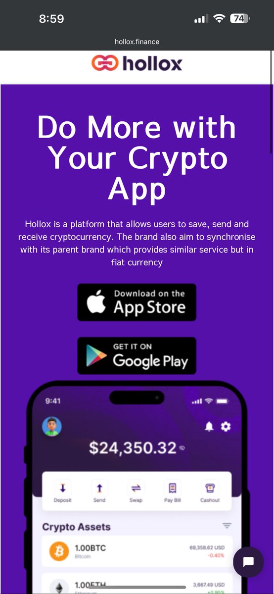 Gaddaf_01's tweet photo. @yabaleftonline Download Hollox App; Today To Exchange All Your Digital Assets To NGN,24/7 support 

*GIVEAWAY!!! $5 USDT FOR 10 PEOPLE*📣📣

(1) Follow Their Official Page 
@Holloxintl

(2) Retweet Their Pinned Post

(3) Drop a Screenshot Of Your Hollox App Home Page Under This Post To qualify! https://t.co/s8wnGR3lwc