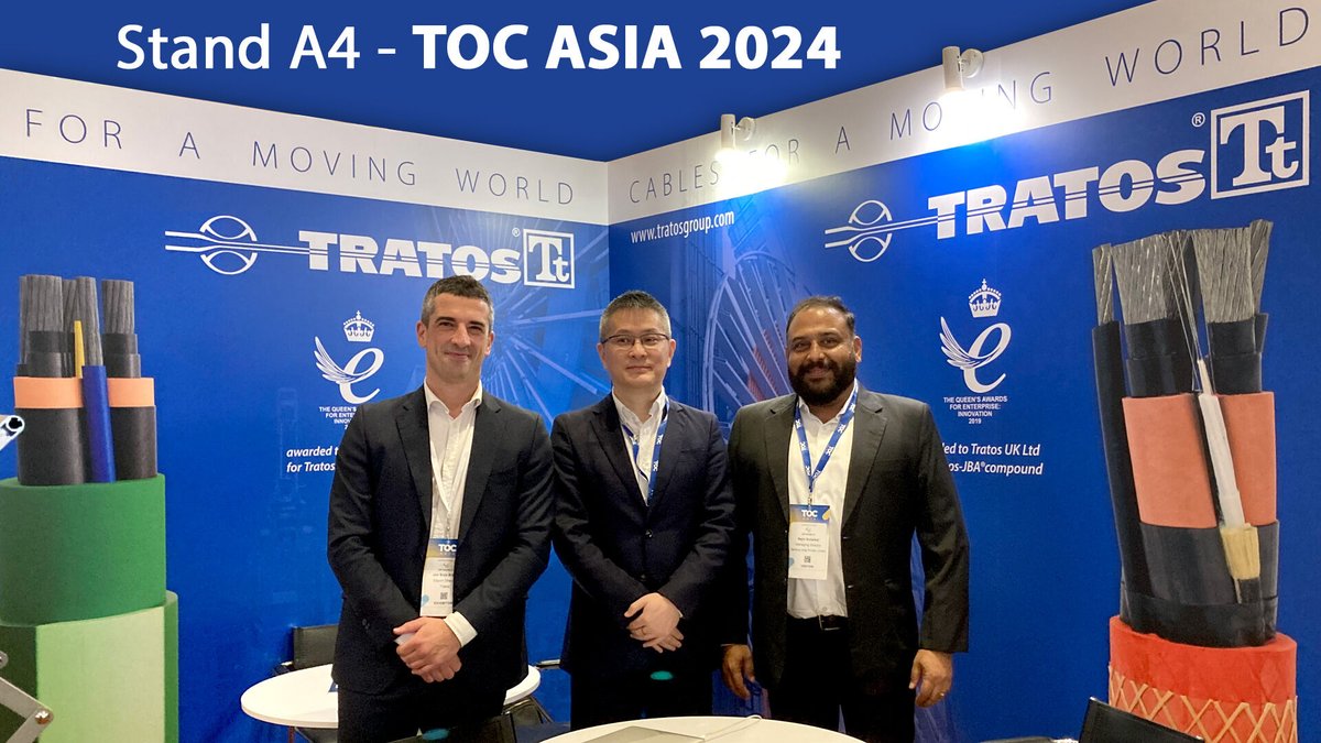 Tratos Group (@tratosgroup) on Twitter photo Visit our sales team today and tomorrow at Tratos stand A4 at #TOCAsia 2024 Marina Bay Sands, Singapore.
#port #cables <a href="/TOCWorldwide/">TOC Worldwide</a> Visit our sales team today and tomorrow at Tratos stand A4 at #TOCAsia 2024 Marina Bay Sands, Singapore.
#port #cables <a href="/TOCWorldwide/">TOC Worldwide</a>