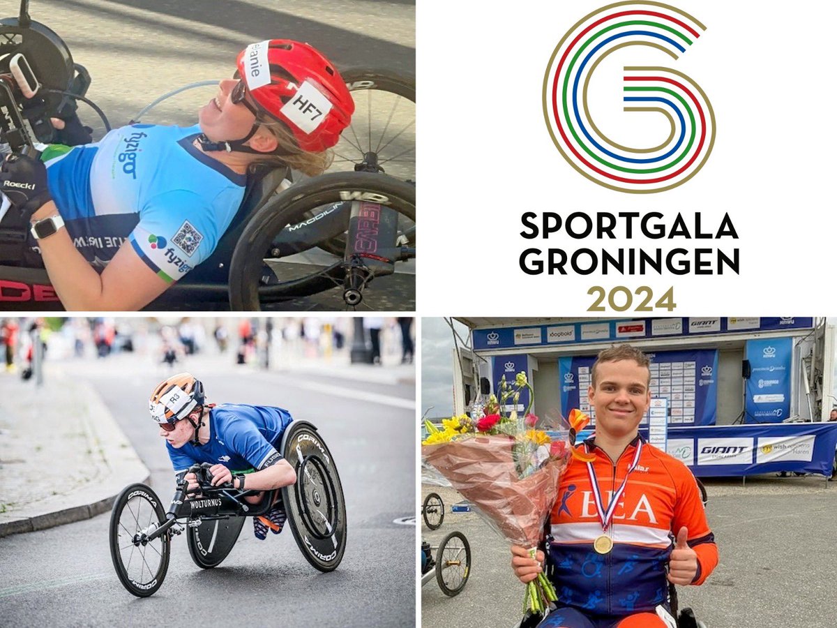 Melanie Helweg, Thijn Buigholt of Rinze de Jong; wie moet volgens jou op 9 december de categorie ‘Aangepaste sport’ winnen? Breng t/m 1 december je stem uit via sportgalagroningen.nl/genomineerden/
 
Het sportgala meebeleven? Bestel snel je gratis ticket via martiniplaza.nl/nl/agenda/spor…