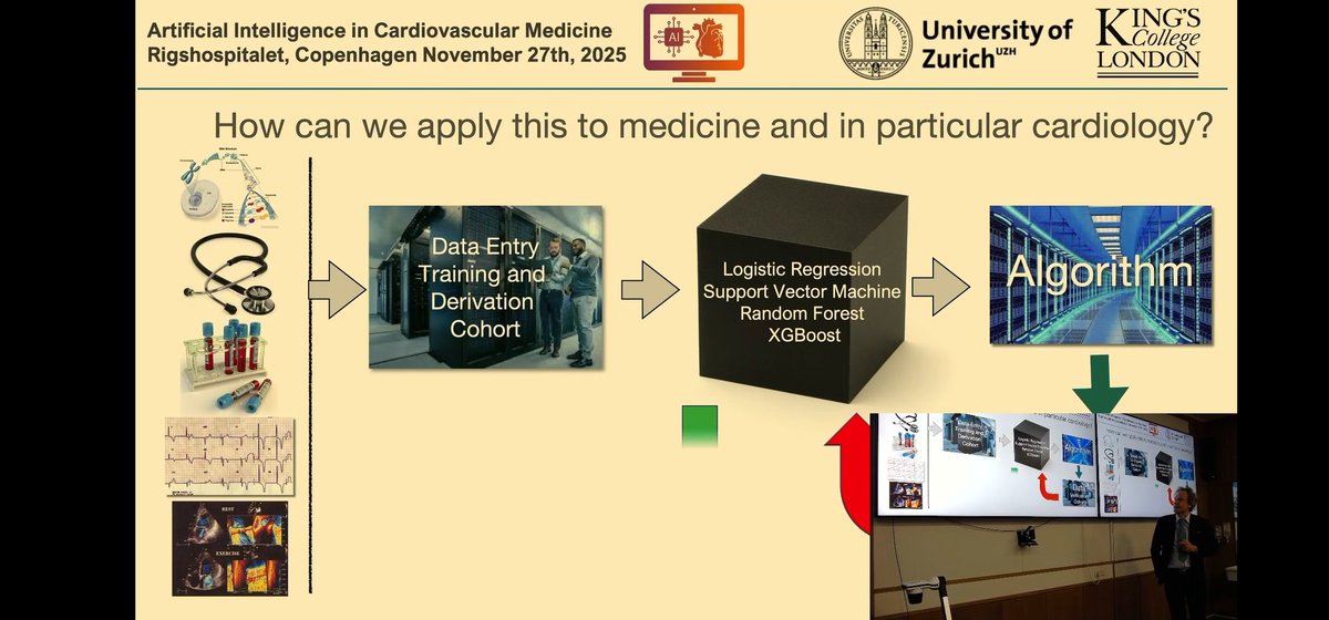 RigsHeart 🫀🚨 (@rigsheart) on Twitter photo Honored to host ESC President Prof. Tom Lüscher at our morning conference today, where he delivered an inspiring lecture on 'Artificial intelligence in cardiovascular medicine'.
Thank you for sharing your insights!
<a href="/escardio/">European Society of Cardiology</a> <a href="/CHassager/">Christian Hassager</a> <a href="/bowinkel75/">Bo Gregers Winkel</a> <a href="/EmilFosb/">Emil Fosbøl</a> <a href="/FinnGustafsson/">Finn Gustafsson</a> Honored to host ESC President Prof. Tom Lüscher at our morning conference today, where he delivered an inspiring lecture on 'Artificial intelligence in cardiovascular medicine'.
Thank you for sharing your insights!
<a href="/escardio/">European Society of Cardiology</a> <a href="/CHassager/">Christian Hassager</a> <a href="/bowinkel75/">Bo Gregers Winkel</a> <a href="/EmilFosb/">Emil Fosbøl</a> <a href="/FinnGustafsson/">Finn Gustafsson</a>