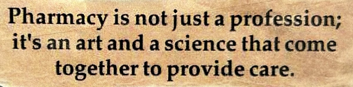 “An art, based on science….”
⁦<a href="/pharmaD222/">COCP222 ⚕</a>⁩