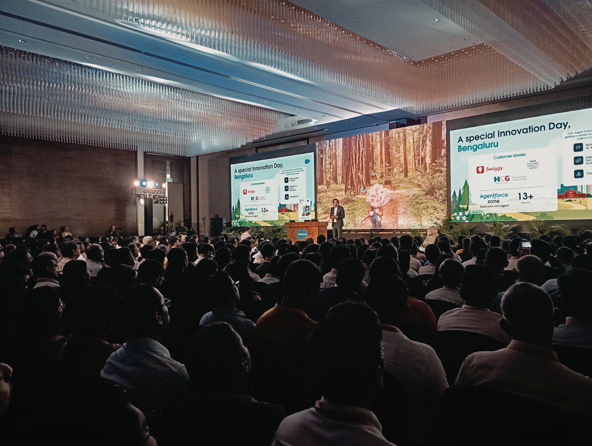 Subhasi25598462's tweet image. I&apos;m at @ConradHotels Bengaluru, for Salesforce Innovation Day 2024. 

The Keynotes are amazing and informative and it&apos;s so nice to meet like minded people and professionals and share the knowledge and insights.

#SalesforceInnovationDay #Salesforce