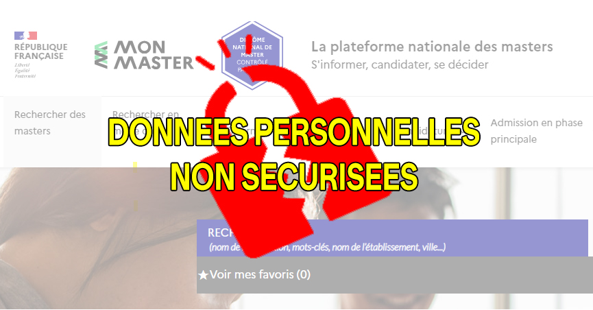 verdieravocat's tweet photo. #MonMaster | Devant le Tribunal - La sécurisation des données personnelles recueillies avec la plateforme monmaster.gouv .fr n'a pas été officiellement "homologuée" pour la session de candidature 2024! 
Vulnérabilité de dizaines de millions de données personnelles des usagers! https://t.co/WLz9nZDeuD