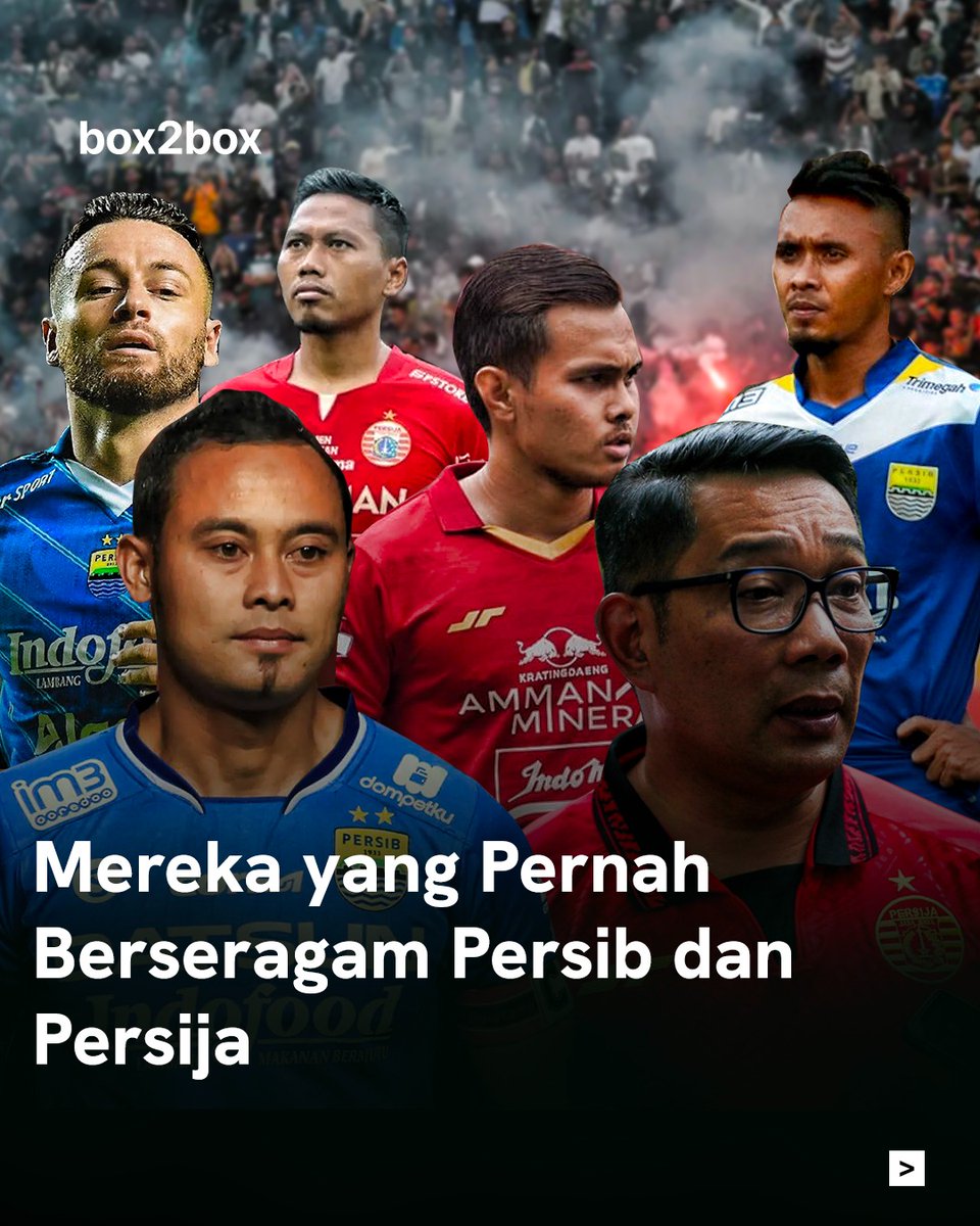 Ternyata banyak juga yang pernah berseragam Persib dan Persija.

Siapa aja ya? <a href="/Box2BoxBola/">Box2Box Football</a>

Berikut beberapa di antaranya: