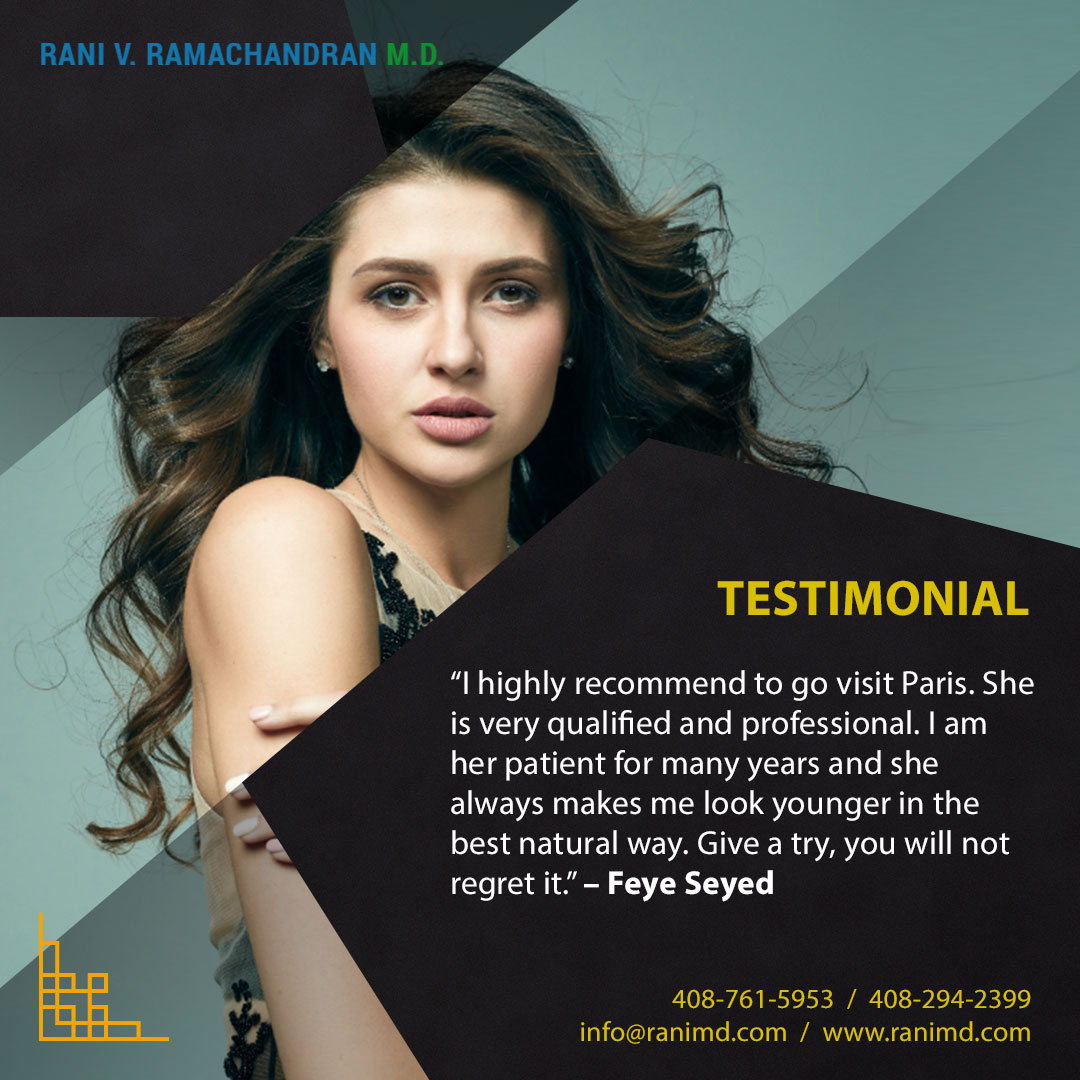 DrRaniMD's tweet image. “I highly recommend to go visit Paris. She is very qualified and professional. I am her patient for many years and she always makes me look younger in the best natural way. Give a try, you will not regret it.” – Feye Seyed. 

#HighlyRecommended #QualifiedProfessional