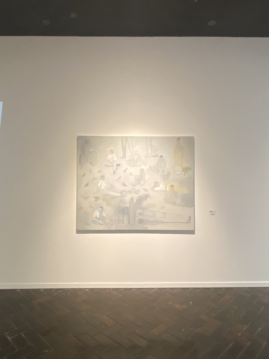 多摩美絵画東棟ギャラリーで油画3年選抜展が今日から始まりました。私は1枚展示しています。11/29金まで