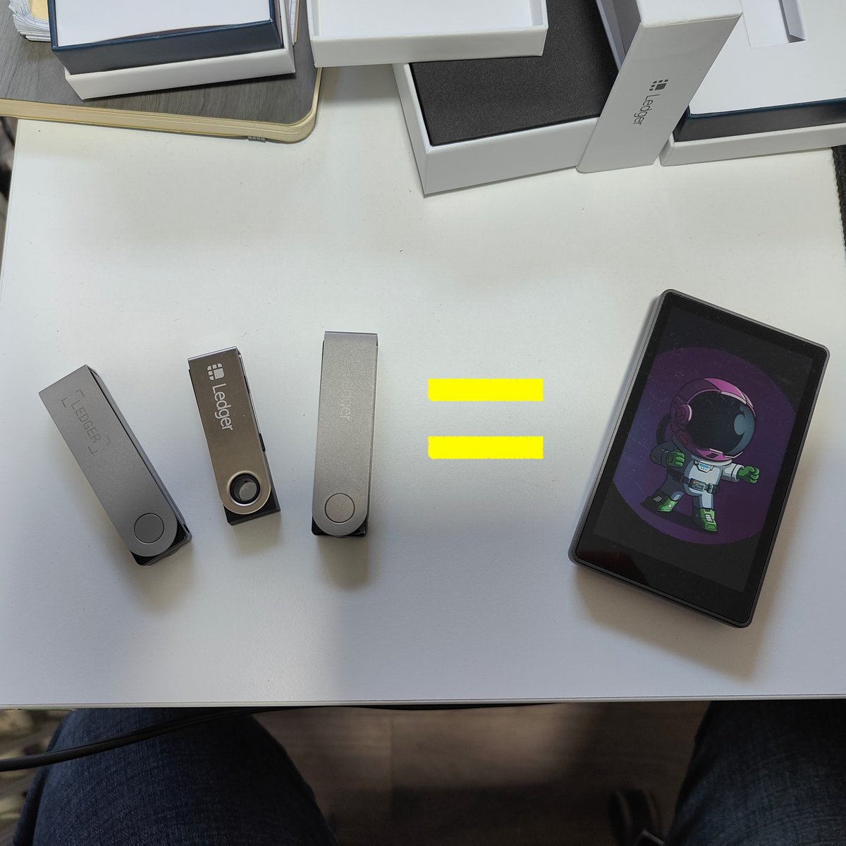 3 ledger = 1 <a href="/KeystoneWallet/">Keystone Hardware Wallet</a> 

Yup, you read right, you can manage up to 3 distinct wallets in just 1 Keystone device.

This Black Friday and 🎄 chose wisely!

But there's more, keep reading!

Did you know⁉️
✅ If you have a ledger, you can migrate to keystone without creating a