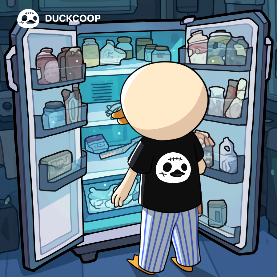 The fridge might be cold, but your $DUCKS balance? On fire, baby! 🔥❄️

🎮 Gaming, Events, FREE $DUCKS: t.me/duckscoop_bot/…

🦆 $DUCKS Channel: t.me/duckcoopchannel