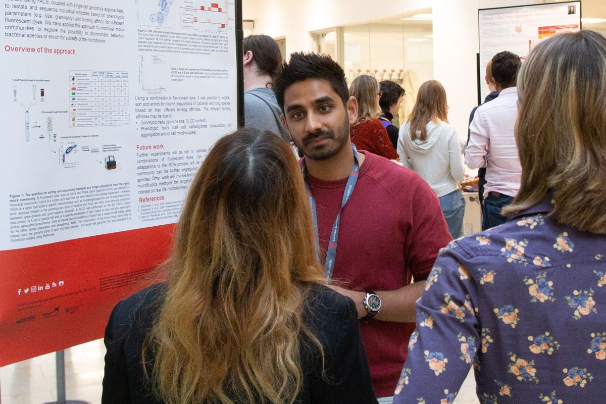 EarlhamInst's tweet photo. 🆕 PhD researcher Yash Bancil is using #singlecell technologies - including flow cytometry and microfluidics - to develop methods for unravelling the #genomic and functional complexities of different #microbiomes. 🦠

📄 Read more about his work here: https://t.co/XZl4LQ0sis https://t.co/o5cJLvRgwe