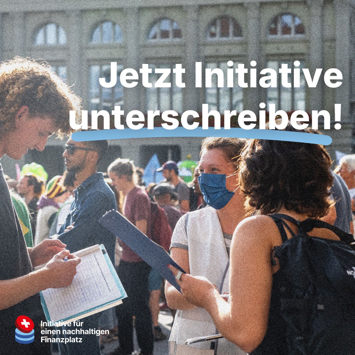 Neue Initiative just dropped 💸🌱🇨🇭 – bring mit uns den Schweizer Finanzplatz auf Klimakurs. Link zum Unterschreiben: klimaschutz-schweiz.ch/finanzplatz