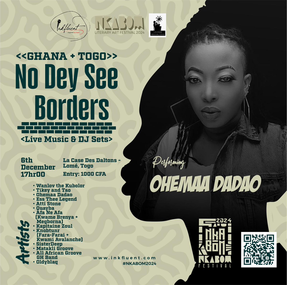 6TH DECEMBER..TOGO we're COMING. NKABOM LITERARY FESTIVAL. SEE U SOON 🔥