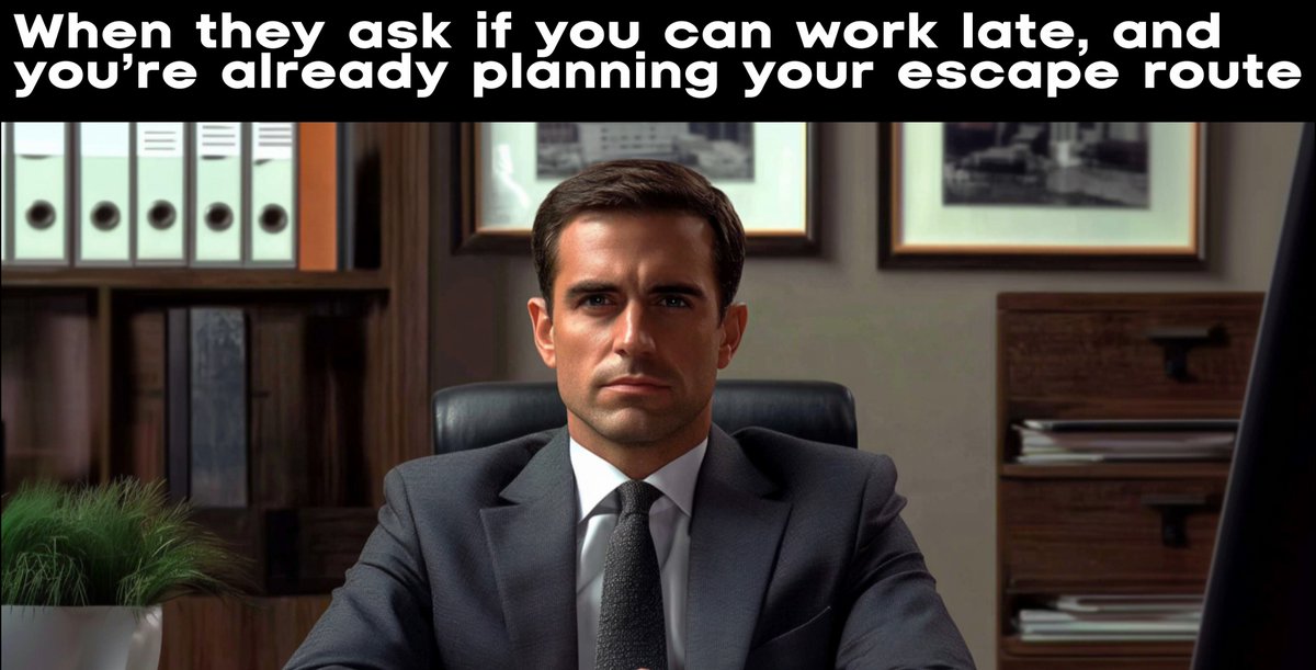 TinyAStudios's tweet image. The daily grind at work can be made much more bearable with a good laugh from humorous corporate memes that perfectly capture the essence of office life... 💻
#Meme #officememe