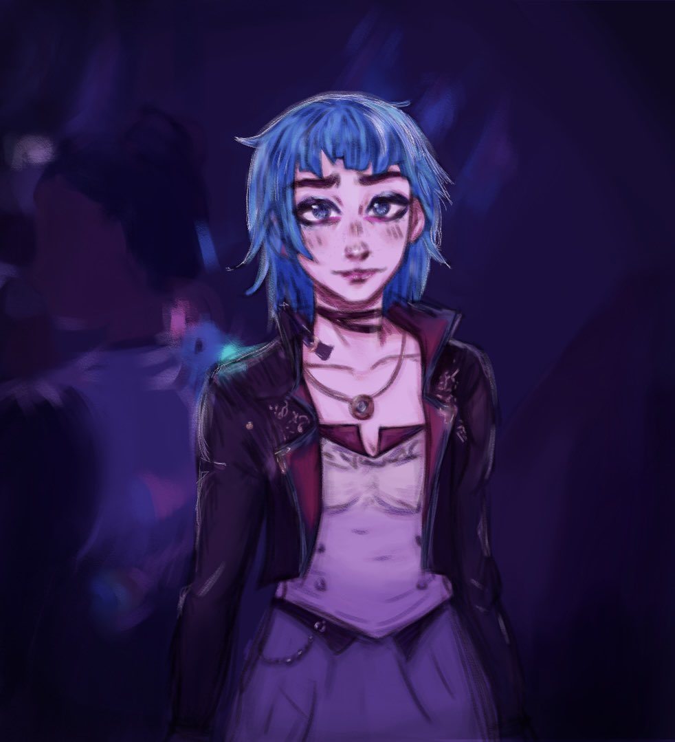 _Danny_Doodles_'s tweet photo. Fun fact if you didn’t know, this scene is 4 fps bc Ekko kept rewinding time to stay in the moment dancing with Powder https://t.co/azziM2ZbBf