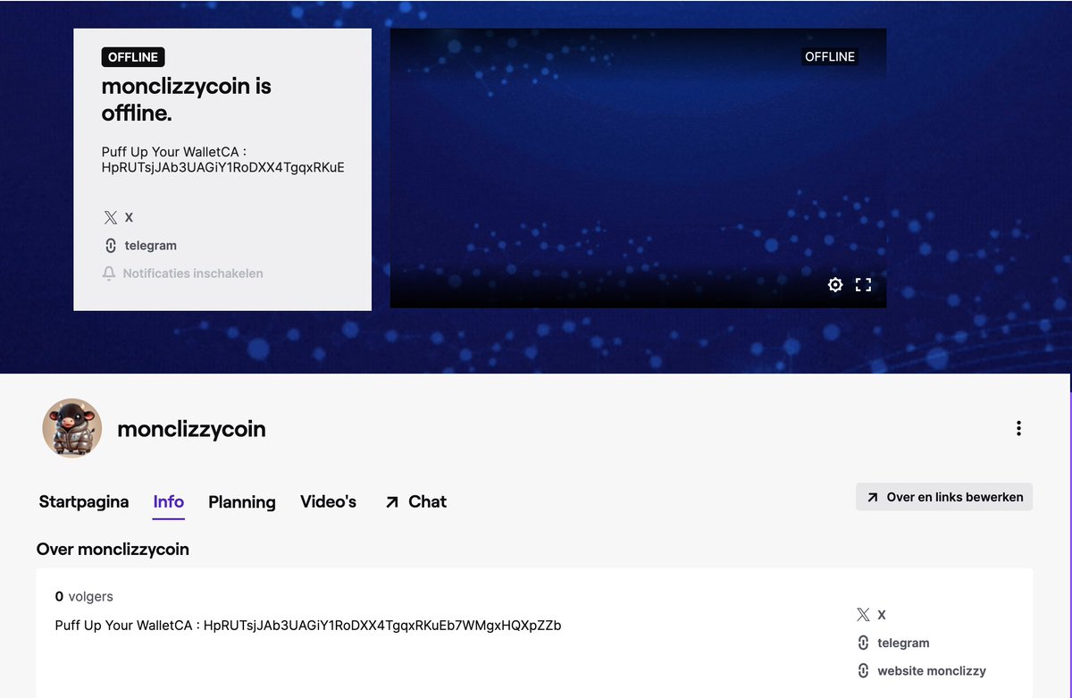 Monclizzycoin's tweet photo. Everybode yesterday we had a great launch and we build a strong Community. 

Tonight I'm going to stream on twitch about monclizzy and also going live on tik tok. Stay strong and stay BULLISH.

everybody follow me on twitch! https://t.co/qsIJCJw8JK