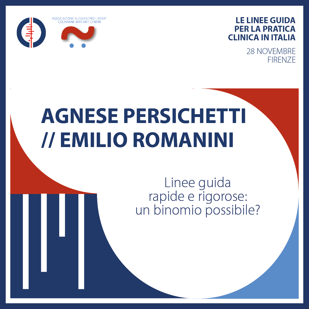 Giovedí c'è #associali24. La prima sessione sarà dedicata all'annoso tema della produzione delle linee guida e avremo due coppie di relatori: Marina Davoli con Francesco Nonino e Agnese Persichetti con Emilio Romanini. 

Guarda il programma e iscriviti: associali.it/riunione-annua…