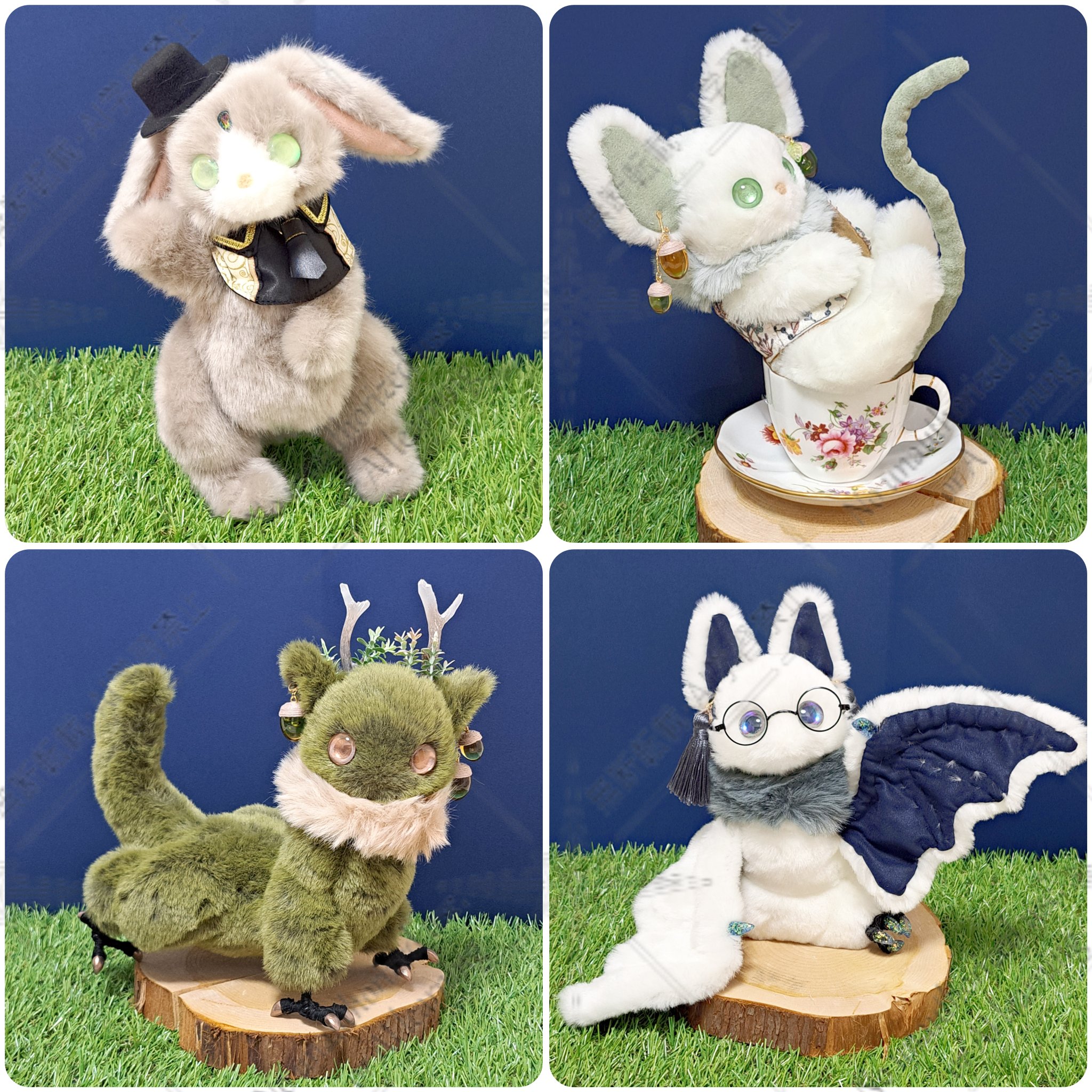 まめこの仔 使い魔ねずみのぬいぐるみ - ぬいぐるみ まめこの仔 使い魔ねずみのぬいぐるみ - ぬいぐるみ