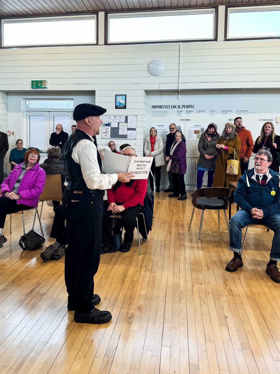A huge thank you to everyone who came out on Thursday to the Clayton-le-Moors Heritage Project Grand Exhibition Opening

We were all so thrilled to see it come to life in full flow!