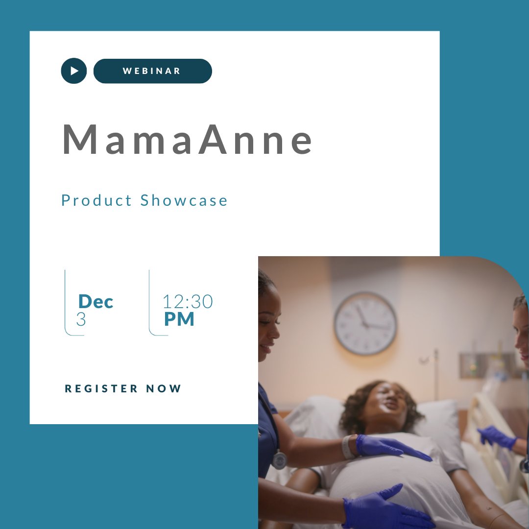 Register for a deep dive, live demo, and Q&amp;A session on MamaAnne. 🤰 ​
See how our new MamaAnne can help your teams build confidence, prepare for obstetric emergencies and positively impact maternal health outcomes.​
ow.ly/741s50UbI8i
​#ObstetricTraining #MaternalHealth