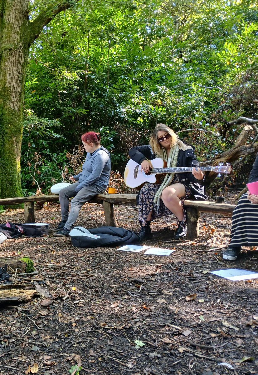 Landscape Soundscape is our music for wellbeing project set in outdoor locations. The combination of music and nature experiences creates a holistic day of wellbeing for all taking part. Thanks to all our project participants, <a href="/SPFT_NHS/">Sussex Partnership</a>  <a href="/TNLComFund/">The National Lottery Community Fund</a> <a href="/Barchester_FDN/">BarchesterFoundation</a>