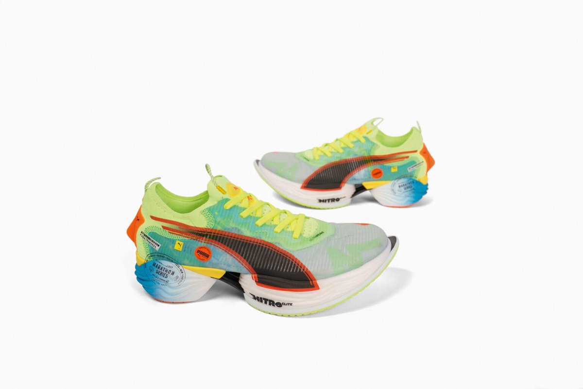 perunning's tweet photo. A @pumabrasil apresentou novos designs  os tênis Deviate NITRO™ 3, Deviate NITRO™ Elite 3 e Fast-R NITRO™ Elite 2.

A edição, chamada “Marathon Series”, homenageia as maratonas mais prestigiadas do mundo.

SAIBA MAIS: https://t.co/FBoyGhgSXt https://t.co/60dFyS6vMG