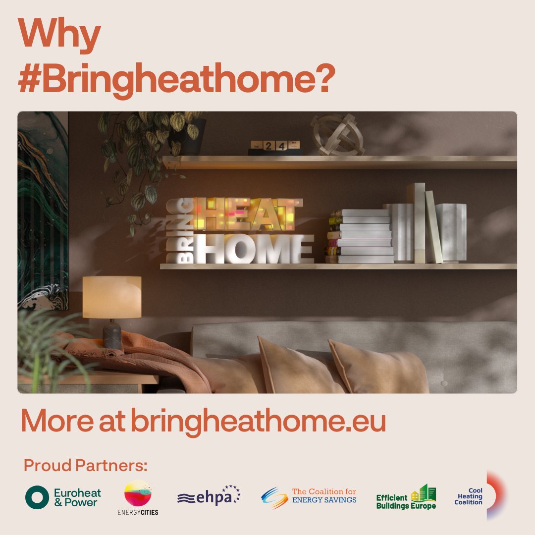Wondering why #BringHeatHome? for ⭐#EnergySecurity. Replacing fossil-fuel boilers boosts EU energy sovereignty. Heating &amp; cooling are key to reducing gas imports. Let's use local solutions like #districtheating, #cooling &amp; #heatpumps.
Learn more 👉 bringheathome.eu