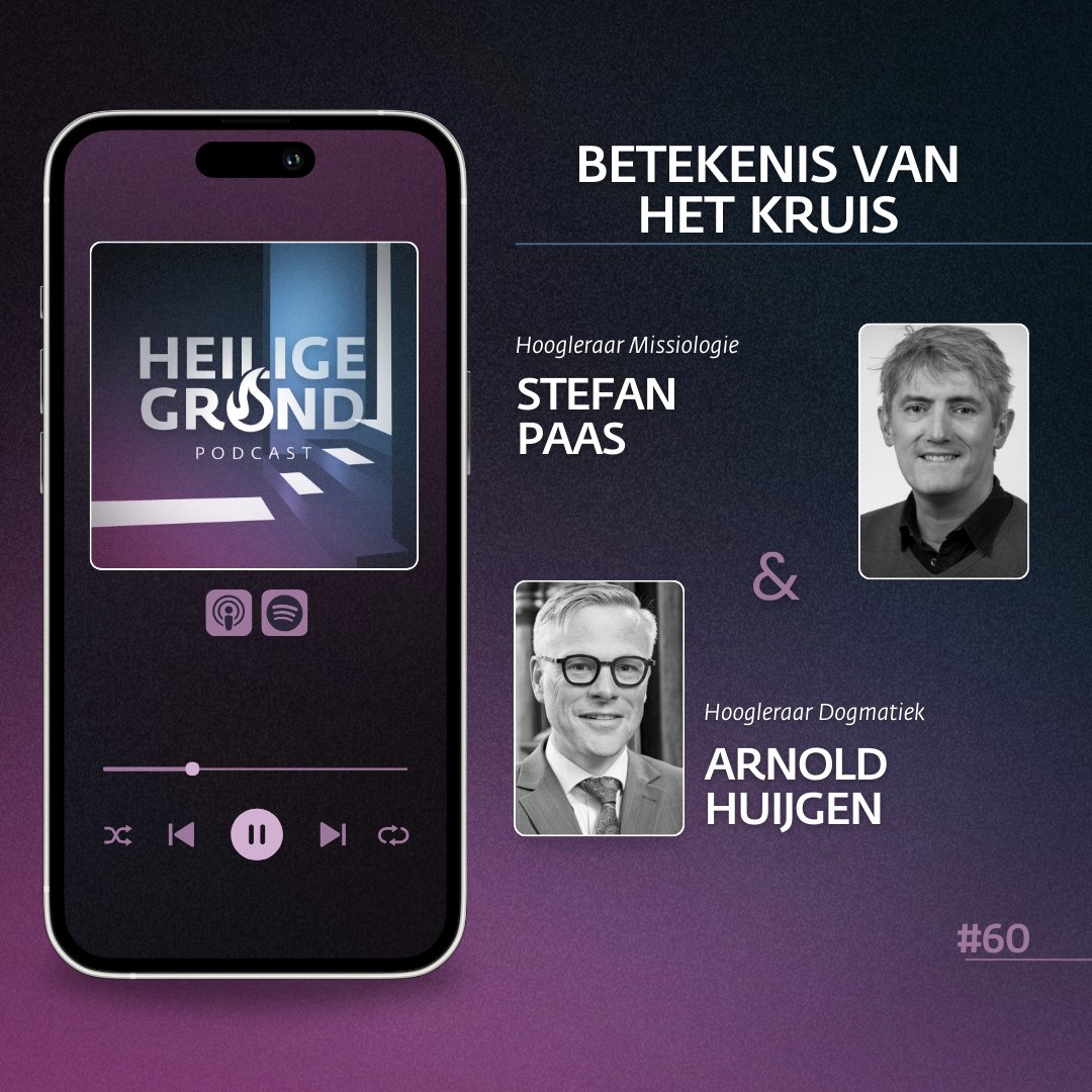Wat betekent het kruis? Arnold Huijgen en Stefan Paas vernieuwen – of verbreden - hun antwoorden op die vraag. Theologie op het scherpst van de snede in een nieuwe aflevering van Heilige Grond.

Luister in je podcastapp of via bit.ly/3ZnIESv