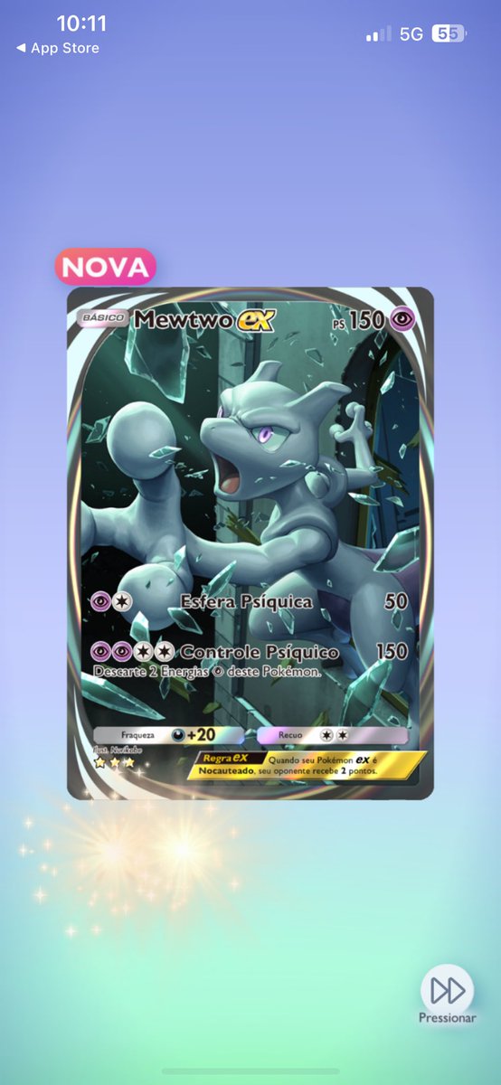 Presumo que pela animação está certa seja boa não? 
Pokemon TCG Pocket