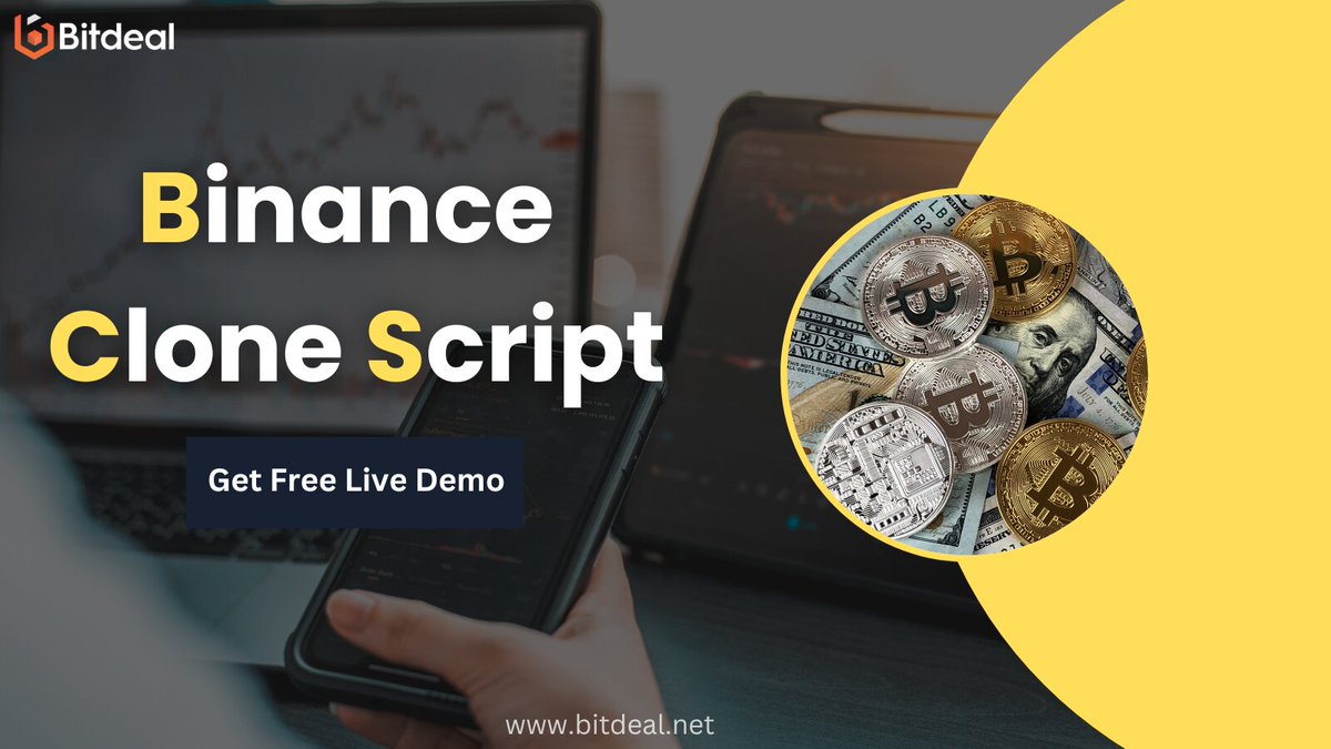 bitdeal001's tweet image. Launch your own secure &amp;amp; scalable crypto exchange like Binance!
Build your dream exchange with our customizable #BinanceCloneScript. ️

📌Visit: bitdeal.net/binance-clone-… #cryptocurrency  #CryptoExchange #Blockchain  #Bitcoin #DeFi   #Fintech