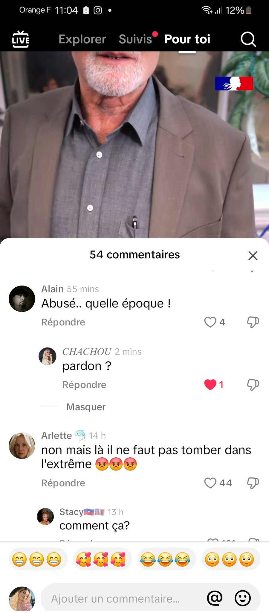 2 pic. Jsuis tombée sur une pub du gouvernement et 99% des commentaires sont choquants. En big 2024. https://t.co/EFsqlPwGgX
