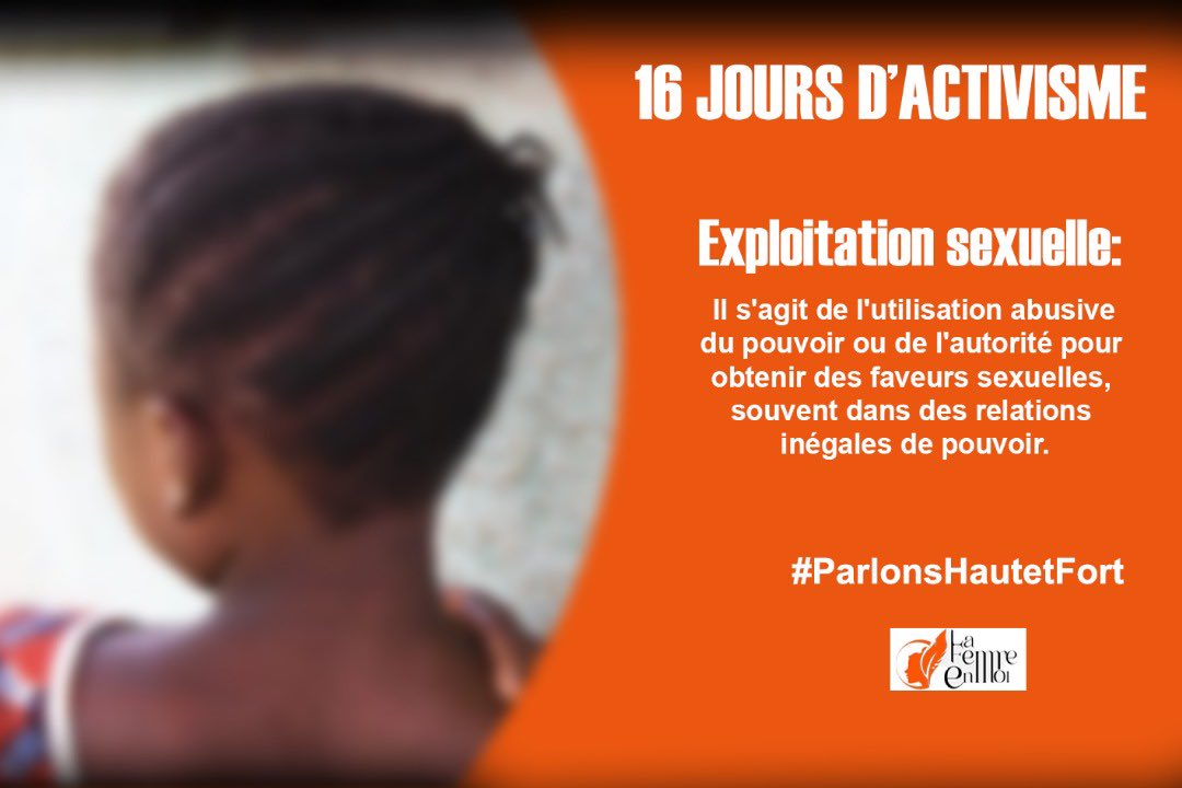 Nous devons comprendre et reconnaître ces différentes formes pour mieux les combattre et soutenir les victimes.
Ensemble, brisons le silence et agissons pour un monde sans violences sexuelles !!!
#parlonshautetfort
#16DaysOfActivism
#lafemmeenmoi